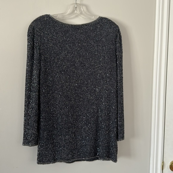 Ruth Chagnon 1960-70 vintage elegant and luxurious sequins top. Hi quality item - Picture 4 of 9